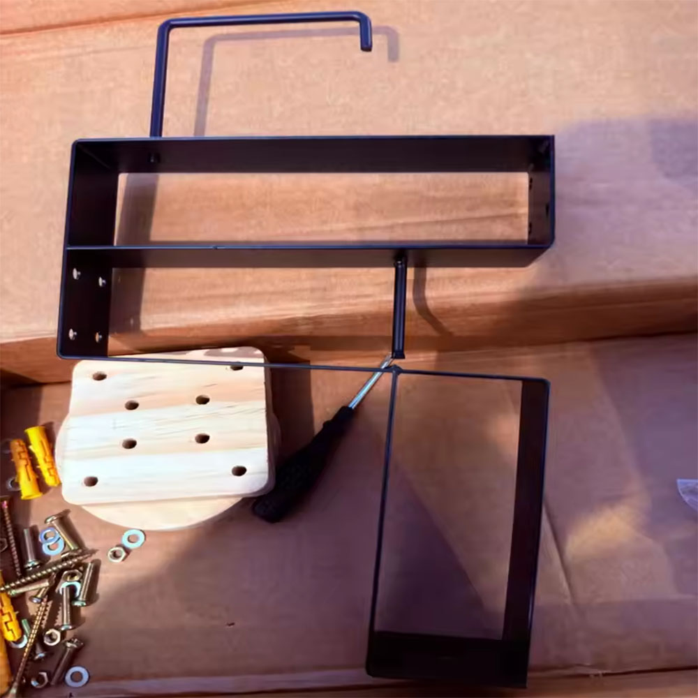 Sports Equipment Gym - Wood Motorcycle Helmet Holder Wall Mount