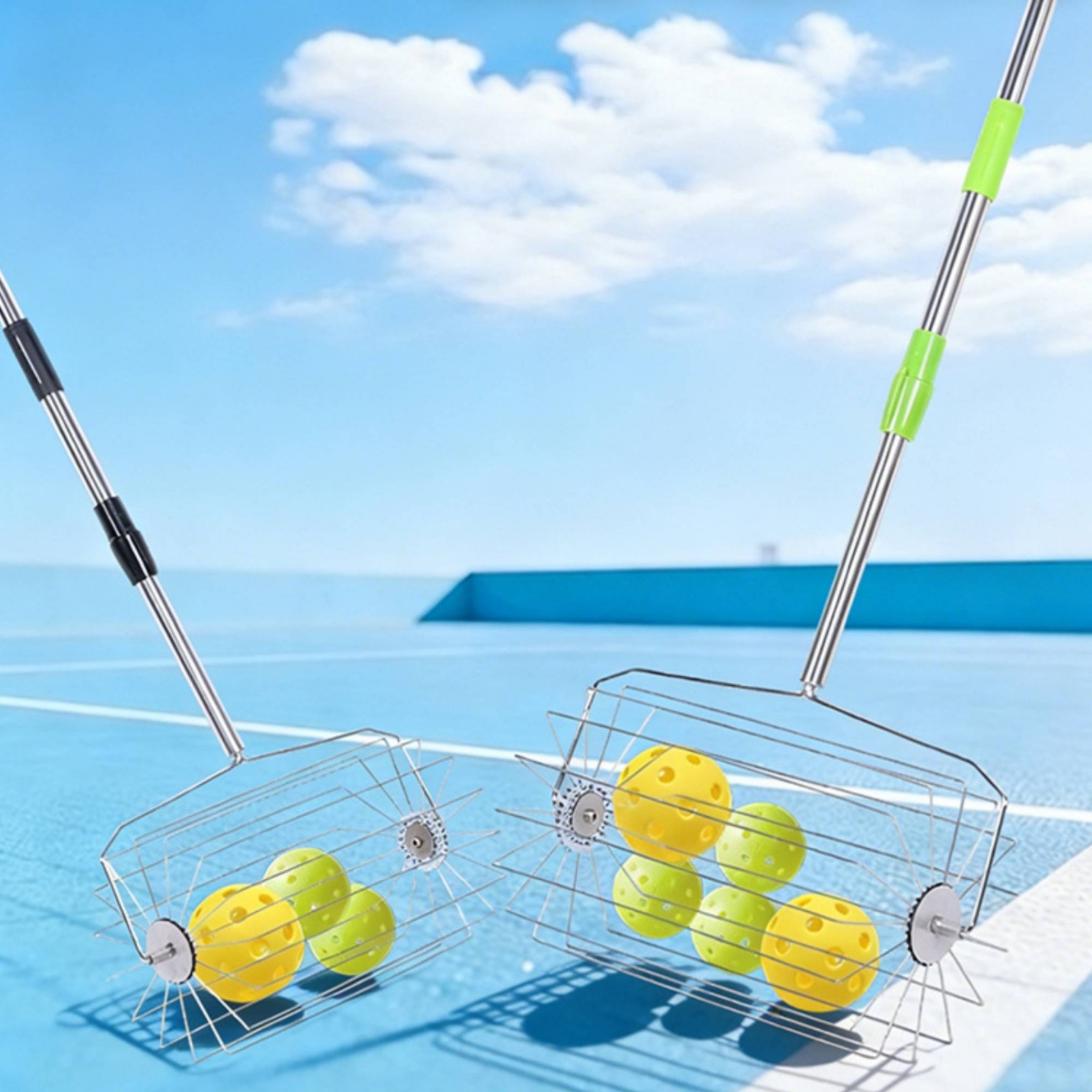 Sports Equipment Us - Adjustable Pickleball Picker Portable Pickleball Ball