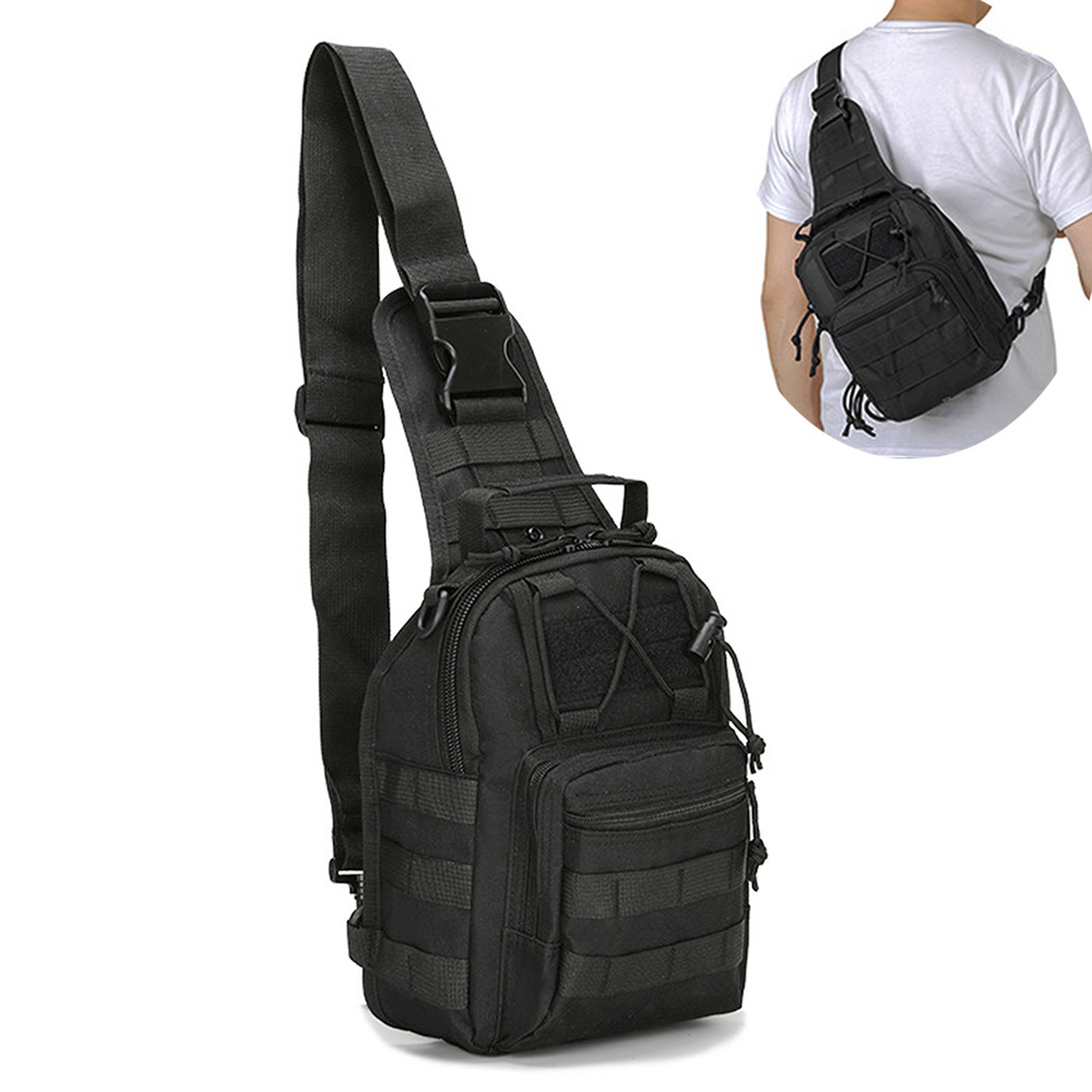 Sports Equipment Storage - Men Cross body Sling Backpack Shoulder