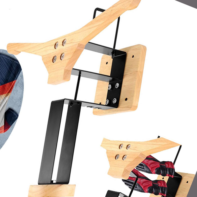 Wood Motorcycle Helmet Holder  - Sports Equipment Gym 评论和价格