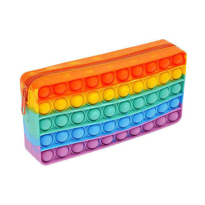 Rainbow Pencil Case Silicone P - Sports Equipment For Schools 评论和价格