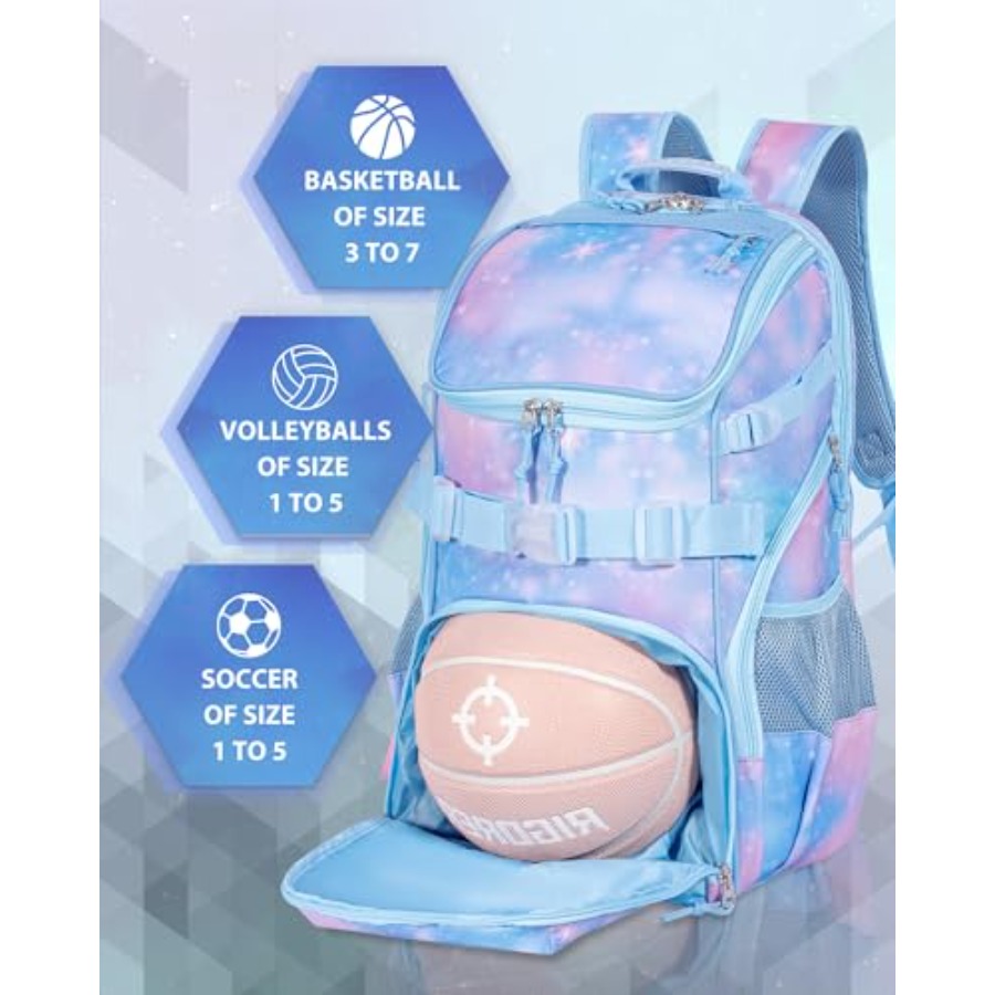 Basketba Backpack Woen Fit Soc - Sports Equipment Us 评论和价格