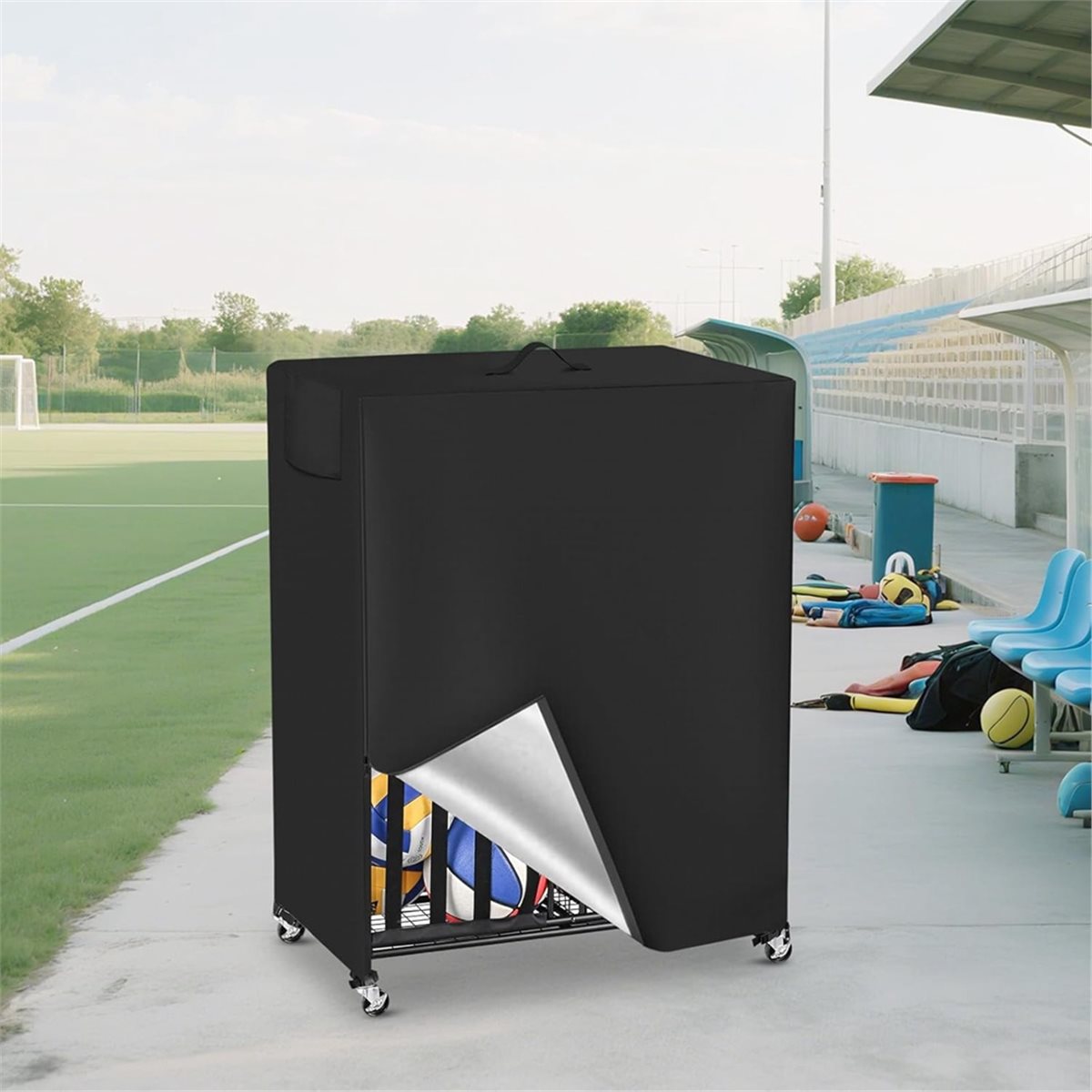 Basketball Rack Cover Garage S - Sports Equipment Storage 评论和价格