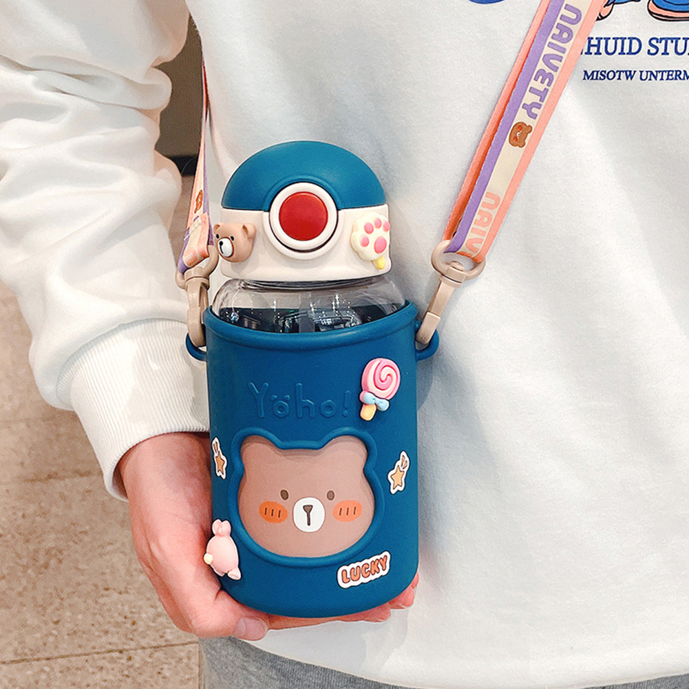 Kawaii Water Bottle Cute Bear  - Sports Equipment 4 Year Old 评论和价格