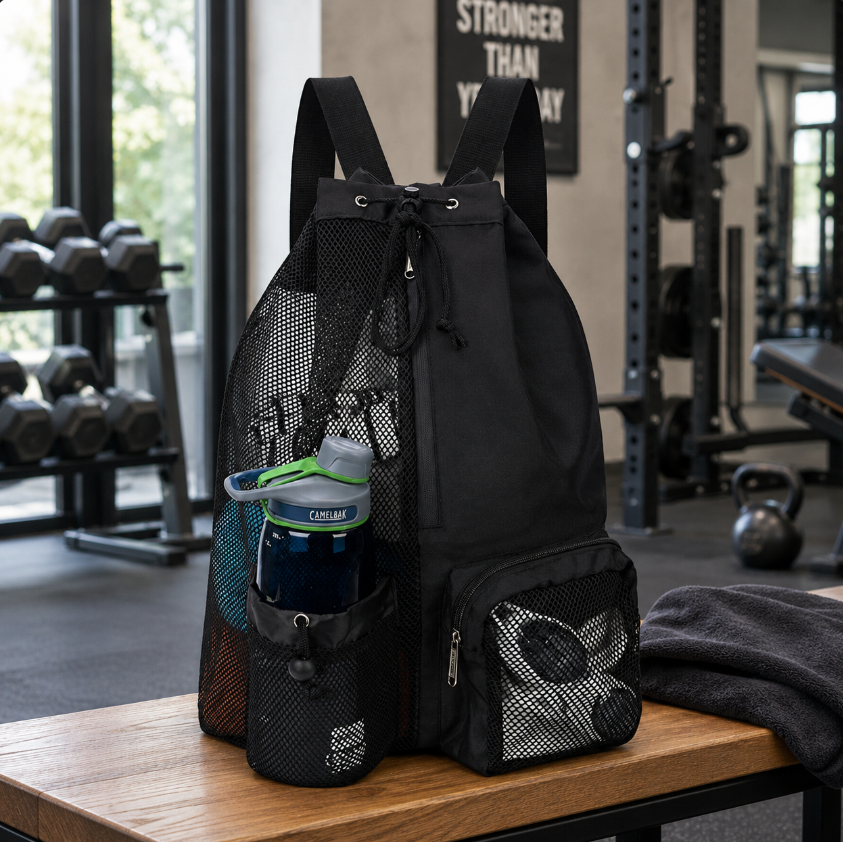 Drawstring Beach Storage Bag M - Sports Equipment Storage 评论和价格