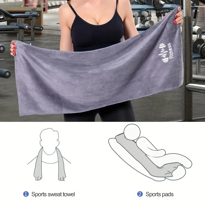 Fitness Towel 110x25cm for Spo - Sports Equipment Gym 评论和价格
