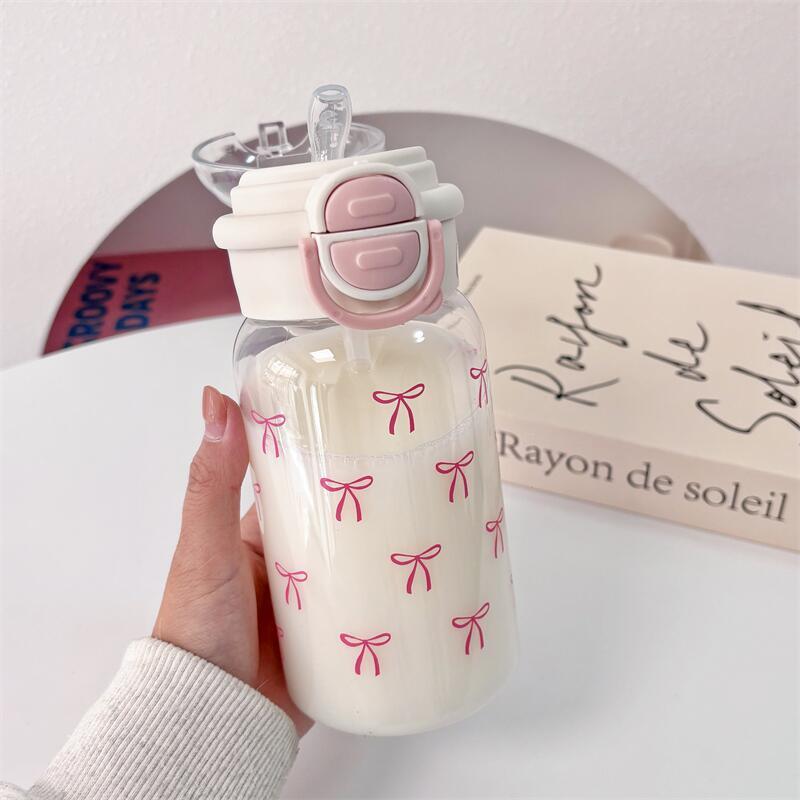 Cute Water Bottle with Straw P - Sports Equipment 4 Year Old 评论和价格