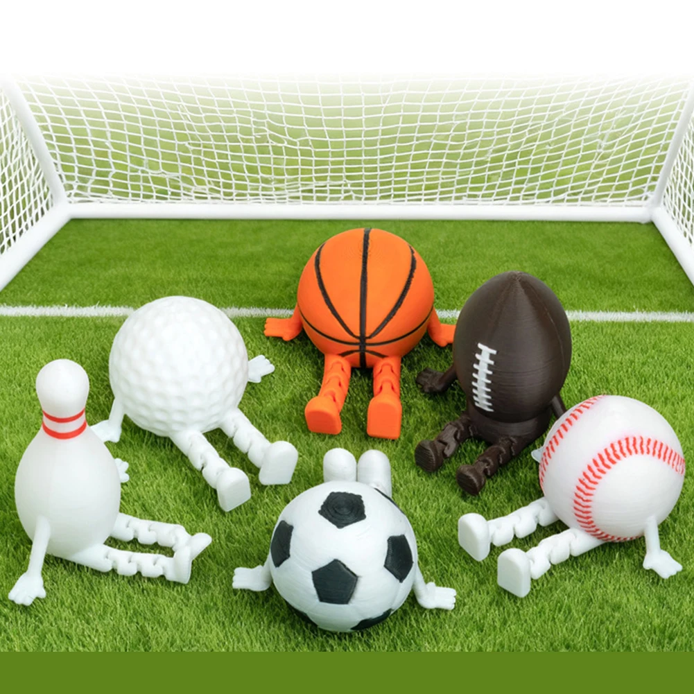 3D Printed Soccer Rugby Orname - Rugby Training Ball 评论和价格