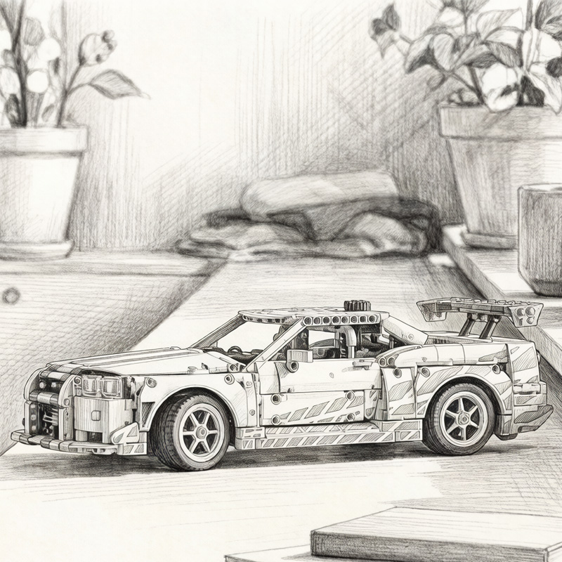 1410PCS Speed Sports Car Build - Sports Equipment For Schools 评论和价格
