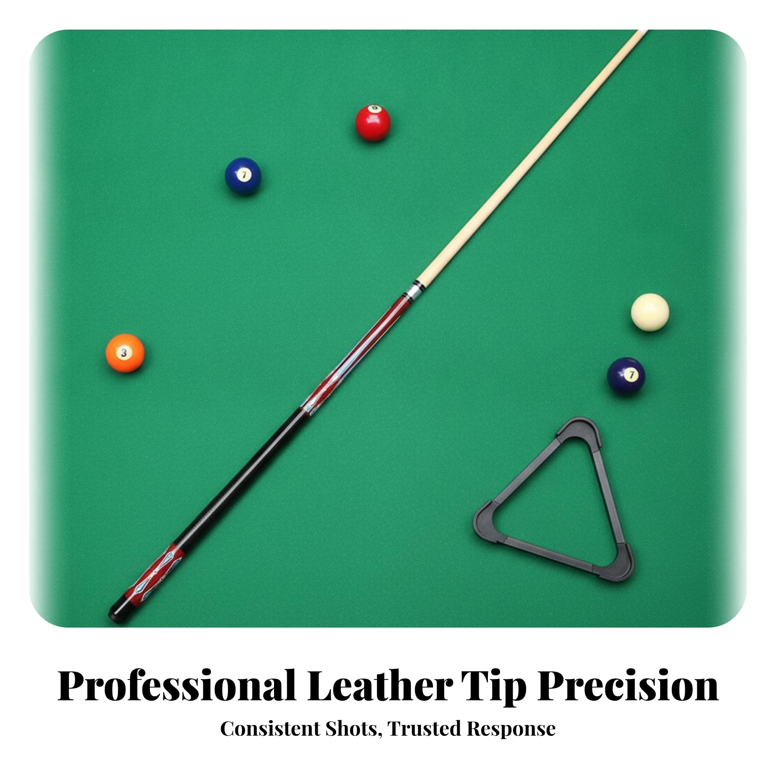 Two-Piece Pool Cue 12.5 Mm Tip - Sports Equipment Us 评论和价格