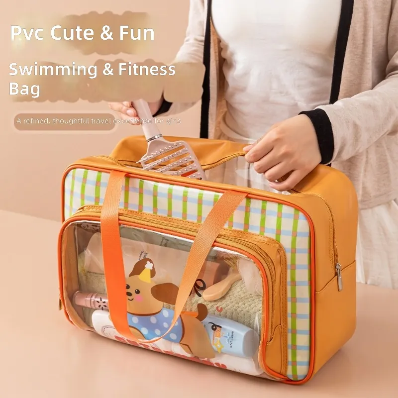 Cute PVC Waterproof Dry Wet Se - Sports Equipment Storage 评论和价格
