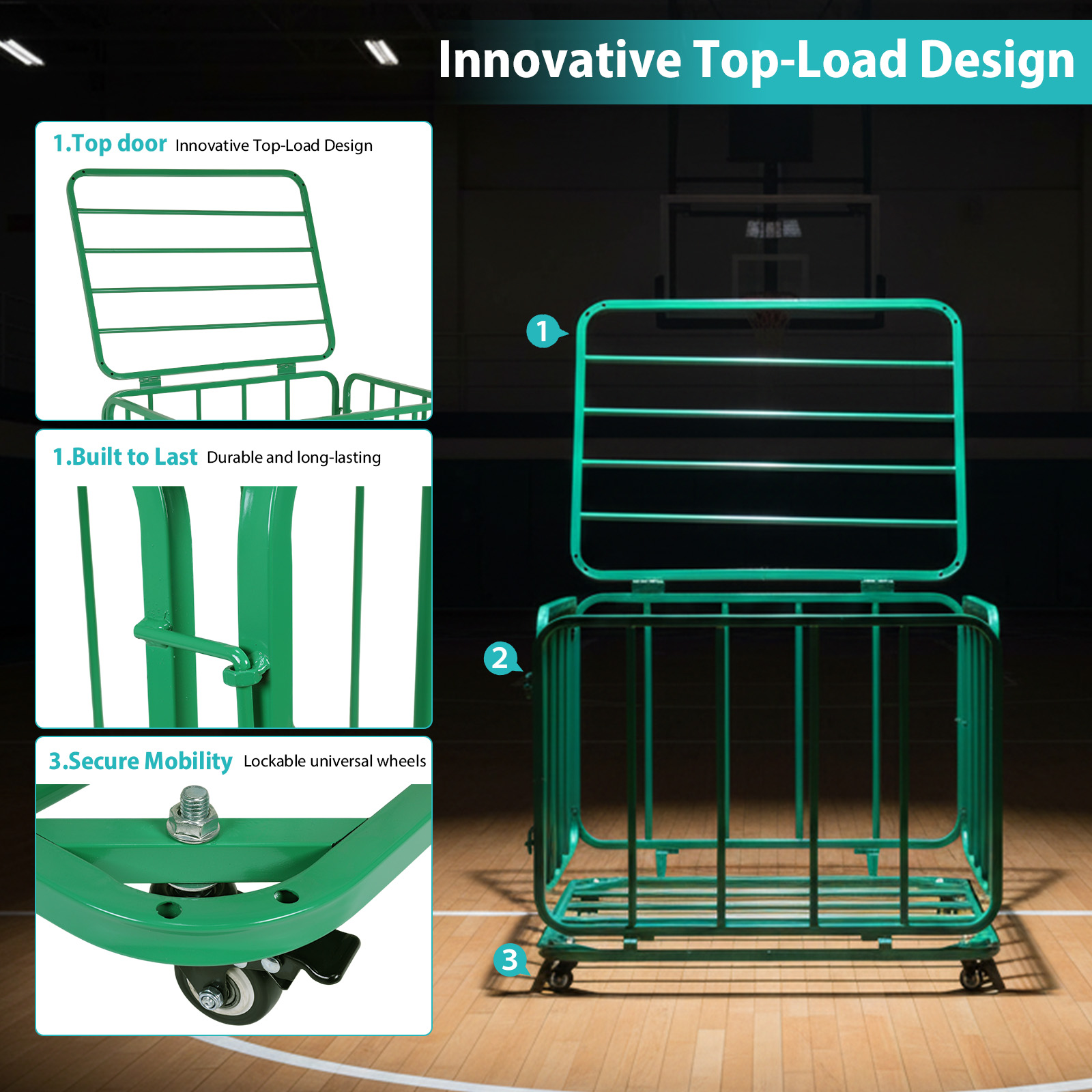 Sports Equipment Organizer Car - Sports Equipment For Schools 评论和价格