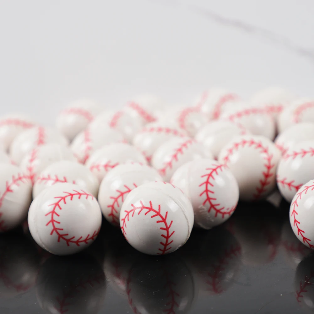 10Pcs 29mm Baseball Bouncy Bal - Sports Equipment For Schools 评论和价格